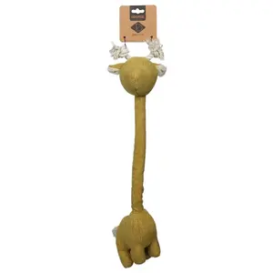 D&D Home,Jouet élégant Chenille George 20x52cm jaune, Rembourrage 100%...