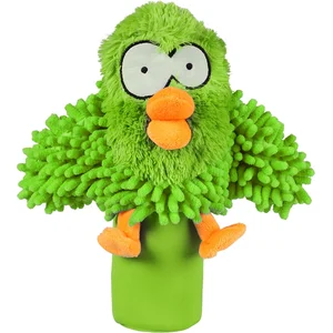 Coockoo "Toy" presse-bouteilles 27 cm "Vert (Jouet en peluche chien), Jouets pour chien pas cher