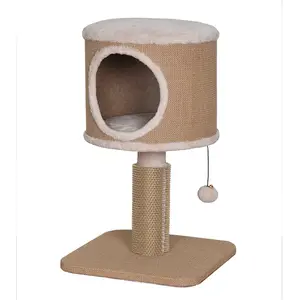 Ebi - Krabpaal - Kat - Krabpaal Trend Anise 38x38x60,5cm Bruin - 1stVendu parbol