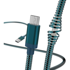 Hama Câble de charge/données Métal, micro-USB, 1,5 m, bleu pas cher