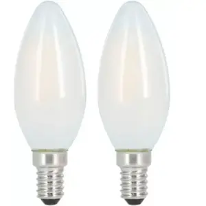 Ampoule filam. led, E14, 470LM remp. 40W, amp. boug., mte, blc CHD,2P. XavaxVendu parboulanger