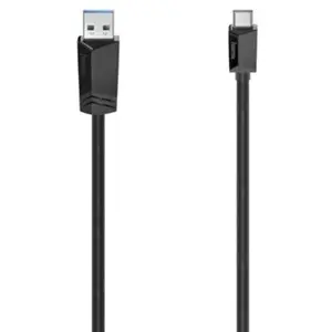 Hama Câble USB-C, mâle USB-C - mâle USB-A, USB 3.2 Gen1, 5 Gbit/s, 0,25 m pas cher