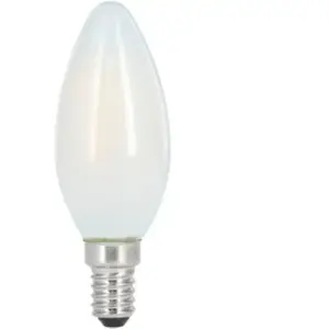 Comparateur de prix : Ampoule fil. led, E14, 470LM rempl. 40 w, amp. bougie, lum. jour, mate Xavax