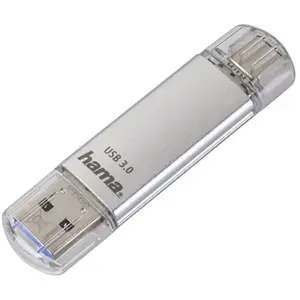 Hama Clé USB "C-Laeta" , USB3.1/USB3.0 Type-C, 16GB, 40MB/s, argent