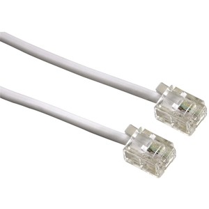 Hama câble de téléphone - 3 m - blanc pas cher