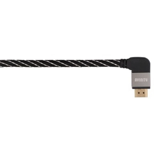 Câble HDMI AVINITY 2.0/18Gbps 0.75M Noir Fiche Coudée pas cher