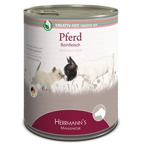 Herrmann's Pure Viande Bio 6 x 800 g pour chien et chat - cheval pas cher