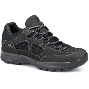 Hanwag Gritstone II GTX - Heren waterdichte lage wandelschoenen - Asphalt/Black pas cher