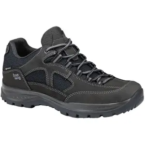 Comparateur de prix : Hanwag Gritstone II GTX - Heren waterdichte lage wandelschoenen - Asphalt/Black