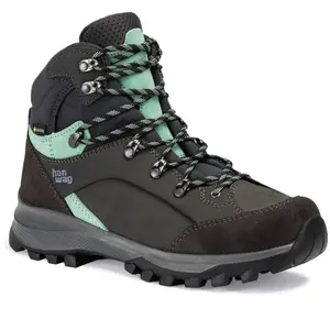 Hanwag Alta Bunion II Lady Gtx High Hiking Shoe Women's Asphalt/Mint 5 pas cher