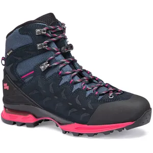 Hanwag Makra Trek GTX Hoge Wandelschoen Dames Navy/Pink 6,5 pas cher