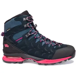 Hanwag Makra Trek GTX Hoge Wandelschoen Dames Navy/Pink 7 pas cher