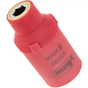 Vigor, Clé à douille + douilles, CLÉ À DOUILLE VDE, 1/2" SW 8 (8 mm) pas cher