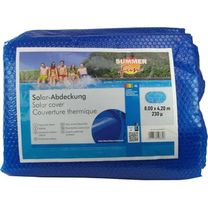 Couverture solaire de piscine d'été Ovale 800x420cm pe Bleu Summer Fun n/a pas cher