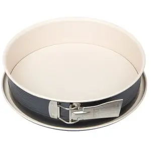 Zenker Moule à charnière Creme Noir avec 1 base, acier inoxydable, gris/beige, diamètre 26 cm pas cher