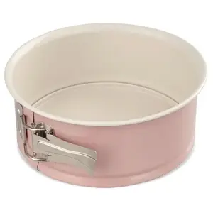 Moule à manqué à charnière 18 cm Dr.Oetker Rétro - Rose - Acier - A manqué pas cher
