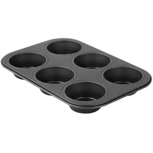 Comparateur de prix : ZENKER 6534 MOULE 6 EMPREINTES POUR MUFFINS ACIER REVÊTU ANTIADHÉSIF