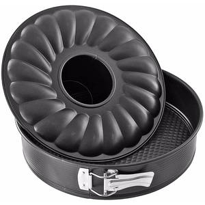 Moule à manqué et savarin double fond 28 cm Zenker Black Metallic ref. 6509 pas cher
