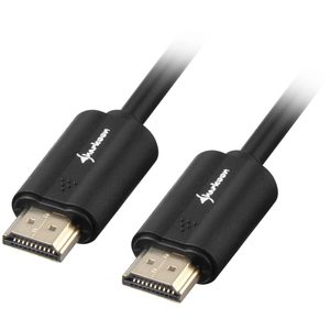 Câble HDMI avec Ethernet Sharkoon - 3m - noir - support 4K pas cher