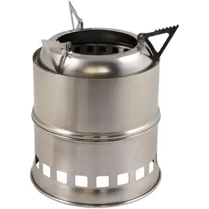 Fox Outdoor - Houtbrander "Forest" - RVS pas cher