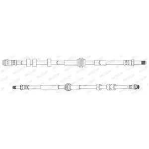 FERODO Flexible de frein pour AUDI: S7, RS6, A6, RS7, S6, A7 (Ref: FHY...Vendu paroscaro