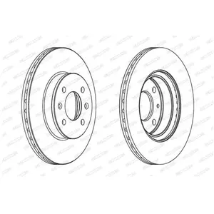FERODO Disques de frein pour HYUNDAI: Getz (Ref: DDF1636) pas cher