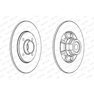 Remschijf DDF15171 Ferodo pas cher
