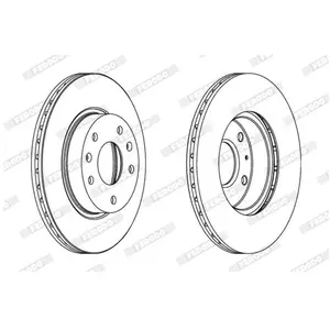FERODO Disques de frein pour LAND ROVER: Freelander (Ref: DDF1151C) pas cher