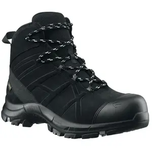 Haix Botte de sécurité be Safety 53 mid taille 7 (41) noir S3 hro hi ci wr src esd en iso 20345 cuir nubuck pas cher