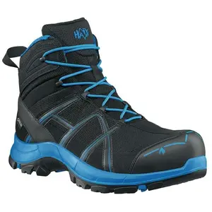 Haix Botte de sécurité be Safety 40.1 Mid taille 9 (43) noir/bleu S3 hro hi ci wr src esd en iso 20345 microfibres/textile pas cher