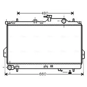AVA Deutschland GmbH Radiateur moteur pour HYUNDAI: Matrix (Ref: HY209... pas cher