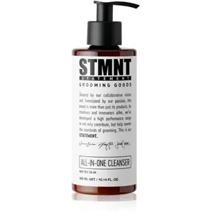 Comparateur de prix : STMNT Grooming Goods Nettoyant tout-en-un | Avec charbon actif et menthol | Sans sulfates (SLS**) et huiles de silicone | Nettoyage quotidien pour tout le corps 300 ml