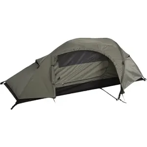 MILTEC Mil-Tec Recom tent 1-persoons, olijfgroen, met grondzeil pas cher