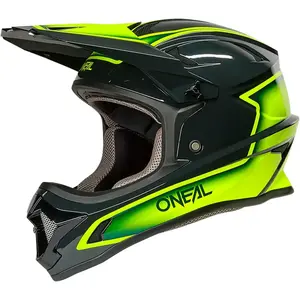 Oneal SONUS SLICK Motorcross helm, grijs-geel, afmeting L voor man
