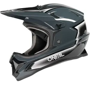 Oneal SONUS SLICK Motorcross helm, zwart-grijs, afmeting M voor man pas cher