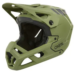 Oneal SL1 Crest Downhill Helm, groen, afmeting M voor man
