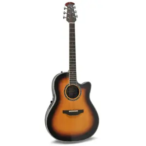 Ovation 2762BL-VB-G Pro Series Custom Balladeer Deep Contour Vintage Burst elektrisch-akoestische westerngitaar pas cher