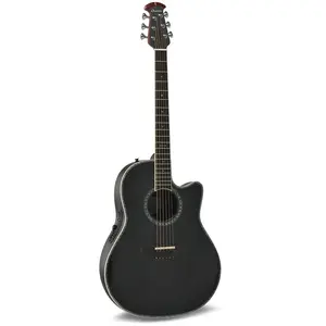Ovation 2762BL-5-G Pro Series Custom Balladeer Deep Contour Black elektrisch-akoestische westerngitaar pas cher