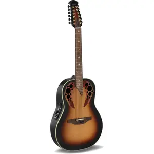 Comparateur de prix : Ovation 1758-1-G Pro Series Elite Deep 12-String Non Cutaway Sunburst ...