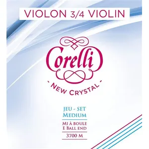 Savarez Cordes Corelli Violon Crystal Jeu avec boule. Medium; 3/4 pas cher