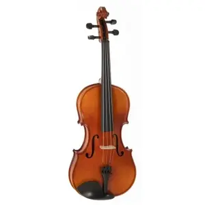 GEWApure Viola EW Ensemble de 33 cm en bois d'ébène prêt à jouer avec mentonnière, cordier fin, arc, colophane, étui avec sangle de transport pas cher