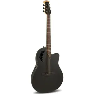 Ovation 1868TX-5-G Elite TX Super Shallow Black Textured elektrisch-ak...Vendu parbax-music