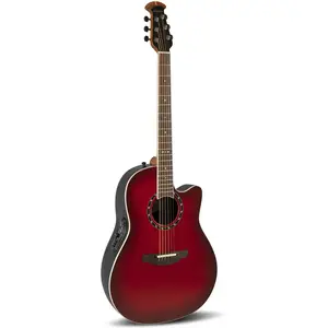 Comparateur de prix : Ovation Pro Series Stand Guitar 2771axccbg Cherry Burst Deep Contcut
