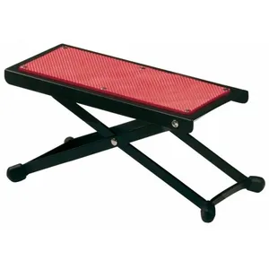 Gewa BSX 536504 Repose-pied pour guitare hauteur réglable 12-23cm - Rouge