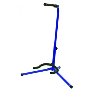 Gewa BSX 518052 Support classique pour guitare Bleu Hauteur réglable 78 cm Hauteur 48 x 30 cm