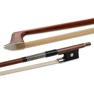 GEWA Massaranduba Archet de violon 1/8 en poils naturels avec tige ronde en ébène et bec verseur pas cher