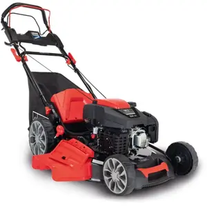 Tondeuse a gazon a essence demarrage electrique 225cc 56cm Scheppach m... pas cher