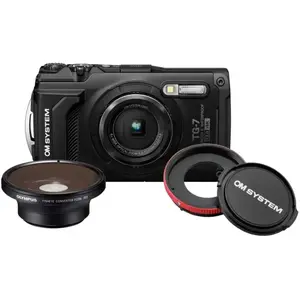 OM SYSTEM Tough TG-7 Fisheye Kit - Zwart pas cher