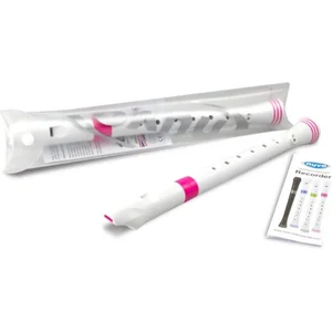 Nuvo - Flûte à Bec Soprano blanche et rose pas cher