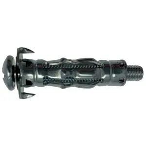Cheville métallique avec vis - FISCHER - 6x65 - Blanc - Permet de fixer solidement des éléments en métal pas cher